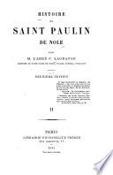 Histoire de Saint Paulin de Nole