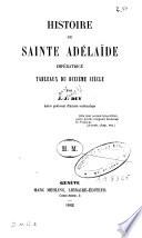 Histoire de sainte Adélaïde impératrice