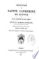 Histoire de Sainte Catherine de Sienne et de la papauté de son temps