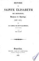 Histoire de Sainte Elisabeth de Hongrie