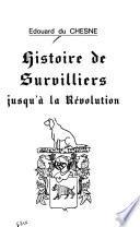 Histoire de Survilliers jusqu'à la Révolution