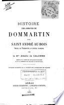 Histoire des abbayes de Dommartin et de Saint-André-Au-Bois