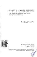 Histoire des Alpes maritimes