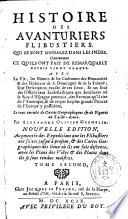 Histoire des avanturiers flibustiers...par Alexandre Olivier Oexmelin nouvelle edition...