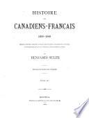 Histoire des Canadiens-Français 1608-1880