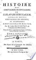 Histoire des Chevaliers de Malte