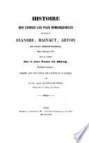 Histoire des choses les plus remarquables advenues en Flandre, Haimaut, Artois et pays circonvoisins depuis 1596-1674