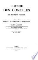 Histoire des conciles d'après les documents originaux