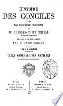 Histoire des Conciles
