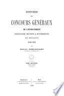 Histoire des concours généraux de l'enseignement primaire, moyen et supérieur en Belgique (1840-1881): 1860-1872
