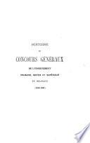 Histoire des concours généraux de l'enseignement primaire, moyen et supérieur en Belgique (1840-1881): 1873-1881