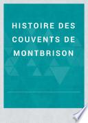 Histoire des Couvents de Montbrison