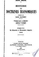Histoire des doctrines économiques: De Ricardo à l'économie vulgaire
