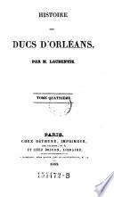 Histoire des ducs d'Orléans