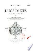 Histoire des ducs d'Uzès