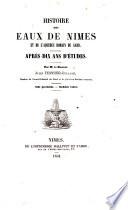 Histoire des eaux de Nîmes et de l'aqueduc romain du Gard
