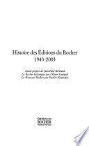 Histoire des Éditions du Rocher