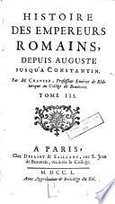 Histoire des empereurs romains