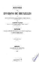 Histoire des environs de Bruxelles