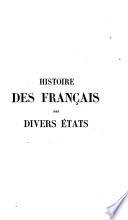Histoire des Français des divers états