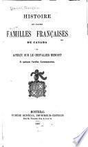 Histoire des grandes familles françaises du Canada