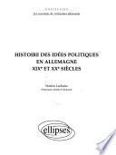 Histoire des idées politiques en Allemagne, XIXe et XXe siècles