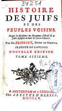 Histoire des juifs et des peuples voisins