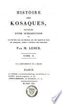 Histoire des Kosaques