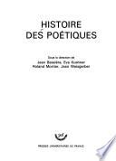 Histoire des poétiques