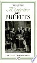 Histoire des préfets