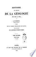 Histoire des progres de la geologie de 1834 a 1859