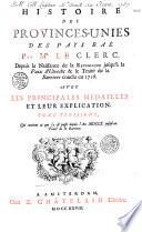 Histoire des Provinces Unies des Pays-Bas, par Jean Leclerc