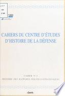 Histoire des rapports politico-stratégiques