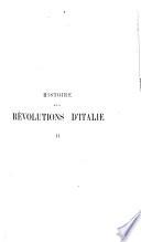 Histoire des révolutions d'Italie ou Gelfes et Gibelins