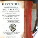 Histoire des révolutions de Corse