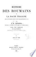 Histoire des Romains de la Dacie trajane