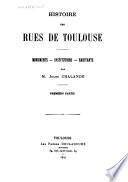 Histoire des rues de Toulouse