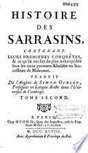 Histoire des sarrasins