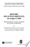 Histoire des slaves orientaux