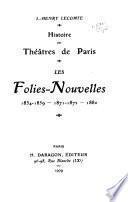 Histoire des théâtres de Paris, 1402-1904