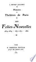 Histoire des théâtres de Paris