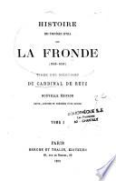 Histoire des troubles civils de la Fronde