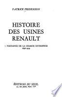 Histoire Des Usines Renault