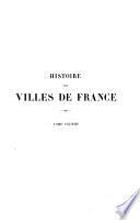 Histoire des villes de France