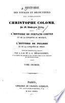 Histoire des voyages et découvertes des compagnons de Christophe Colombe