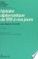 Histoire diplomatique de 1919 à nos jours
