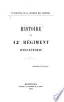 Histoire du 42e régiment d'infanterie