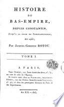 Histoire du Bas-Empire