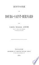 Histoire du Bourg-Saint-Bernard