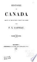 Histoire du Canada depuis sa découverte jusqu'à nos jours